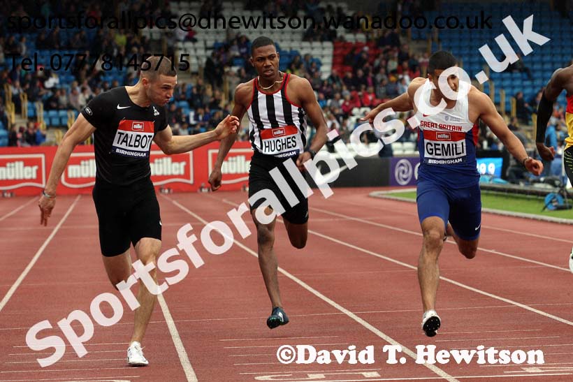 Mens 200 metres, British Championships, Birmingham. Photo: David T. Hewitson/Sports for All Pics